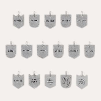 Personalised Mini Medal Charms Keyring, 3 of 7