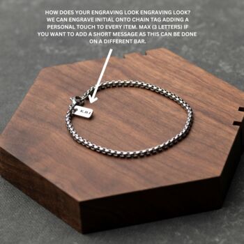 5mm Snake Link Chain Bracelet Silver Unisex, 10 of 12