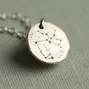 Sterling Silver Zodiac Constellation Personalized Necklace, 8 of 11