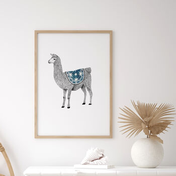 Personalised Llama Print, 2 of 2