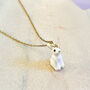 Little White Bunny Rabbit Necklace, thumbnail 1 of 2