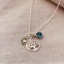 Birthstone Family Tree Necklace, thumbnail 1 of 7