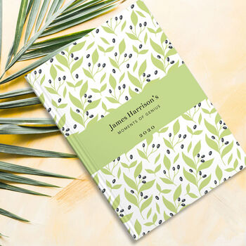 Personalised Bold Flower Notebook, 5 of 10