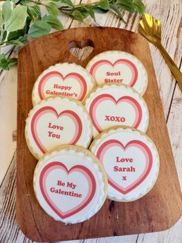 Personalised Galentine’s Day Biscuit Gift For Friends, 6 of 7