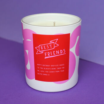 Personalised Photo Friend Scented Natural Wax Candle, 2 of 8
