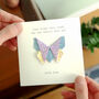 Bereavement Butterfly Origami Card, thumbnail 1 of 4