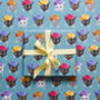 Flower Crown Cat Wrapping Paper, thumbnail 1 of 5
