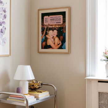 Personalised Festival And Concert Ticket Photo Print, 8 of 12