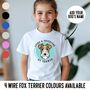 Wire Fox Terrier Kids T Shirt, thumbnail 1 of 7