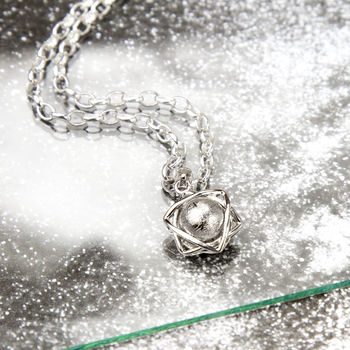 Meteorite Orb And Star Necklace, 2 of 4