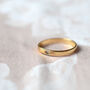 9ct Solid Gold Personalised Love Heart Text Ring, thumbnail 4 of 7
