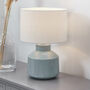 Zenith Crackle Glaze Ceramic Table Lamp, thumbnail 1 of 6