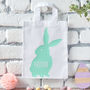 Rabbit Silhouette Easter Egg Hunt Bag, thumbnail 3 of 8
