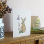 Hare And Heather Any Occasion Greetings Card, thumbnail 3 of 9