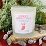 Personalised Funny Christmas Stocking Candle Gift, thumbnail 1 of 10