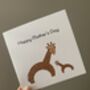 Giraffe Happy Mother's Day Card, thumbnail 2 of 3
