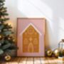 Gingerbread House Kids’ Christmas Art Print, thumbnail 3 of 7