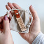 Engraved 'Never Stop Exploring' Wood Keyring For Him, thumbnail 2 of 4
