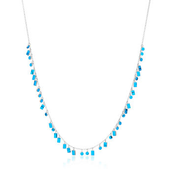 Custom Morse Code Turquoise Necklace, 3 of 9