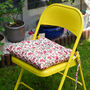 Bahar Floral Seat Pad In Pink, thumbnail 1 of 3
