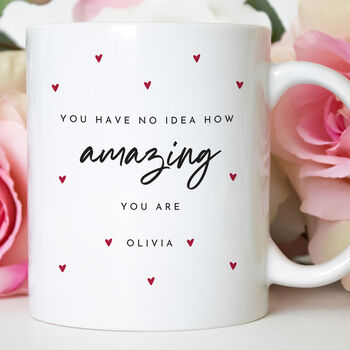 Personalised You Are Amazing Mug Gift, 6 of 8