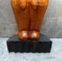 32cm Handcarved Yoga Cat Wooden Ornament Gift Decor, thumbnail 6 of 12