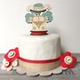 Personalised Camper Van Wedding Cake Topper, thumbnail 3 of 9