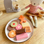 Wooden Tea Party Biscuits For Toy Kitchen, thumbnail 1 of 5