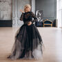 Black Tie Tulle Skirt For Special Occasions And Gothic Weddings, thumbnail 3 of 12