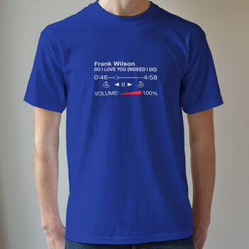 Personalised Favourite Song Download T Shirt, 3 of 7