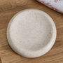 Speckled Beige Ceramic Soap Dish, thumbnail 4 of 6