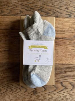 Twin Pack Performance Women's Alpaca Running Socks, 3 of 3