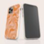 Orange Marble Eco Friendly, Biodegradable Phone Case, thumbnail 5 of 8