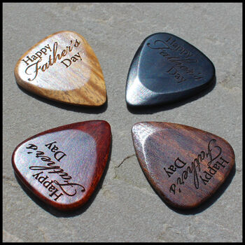 Happy Father's Day Tin With Four Electric Guitar Picks, 7 of 11