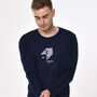 Ventoux 1911 Cycling Navy Long Sleeve Top, thumbnail 6 of 7