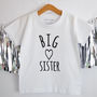 'Big Sister Heart' Announcement T Shirt, thumbnail 2 of 6