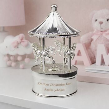 Personalised Music Box Christening Gifts Newborn Presents, 5 of 9