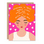 Orange Hair Girl Card, thumbnail 2 of 2