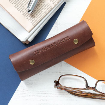 Personalised Leather Glasses Case, 5 of 11