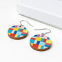 Tate Drop Wooden Earrings, thumbnail 4 of 8