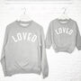 Loved Matching Mum And Daughter Matching Sweatshirt Set, thumbnail 4 of 7