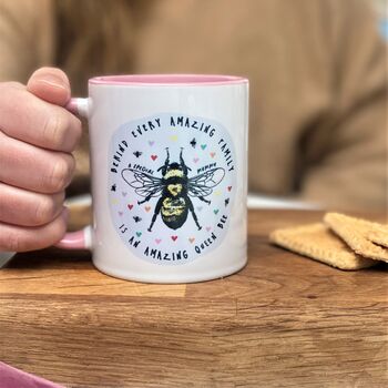 Queen Bee Personalised Mug For Mum Or Grandma, 3 of 5