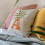 Personalised Initial Palm Leaves Cushion, thumbnail 1 of 5
