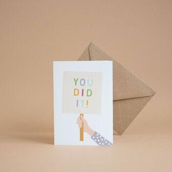 'You Did It!' Well Done Card, 2 of 3