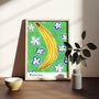 Banana Food Art Print Kitchen Fruit Poster, thumbnail 7 of 12