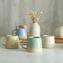 Small Pastel Stoneware Mugs, thumbnail 1 of 12