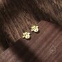 Sheep Face Stud Earrings In Sterling Silver, thumbnail 6 of 11