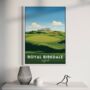 Royal Birkdale Golf Course Poster – Golf Wall Art Print | Gift For Golfers, Dad, Husband, Golf Gift For Him, Father's Day Gifts, thumbnail 1 of 2