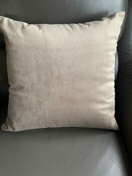 Velvet Black Leopard Cushion, 3 of 3