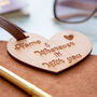 Home Is … Heart Engraved Luggage Tag, thumbnail 1 of 9